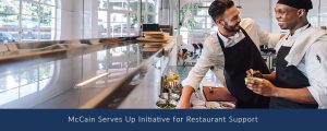 McCain Serves Up Initiative for Restaurant Support